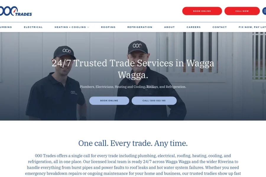 000 Plumbing Services Australia